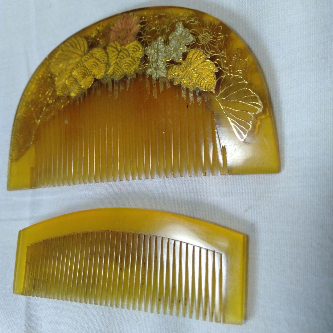 べっ甲 櫛 骨董品　アンティーク　100年以上前
