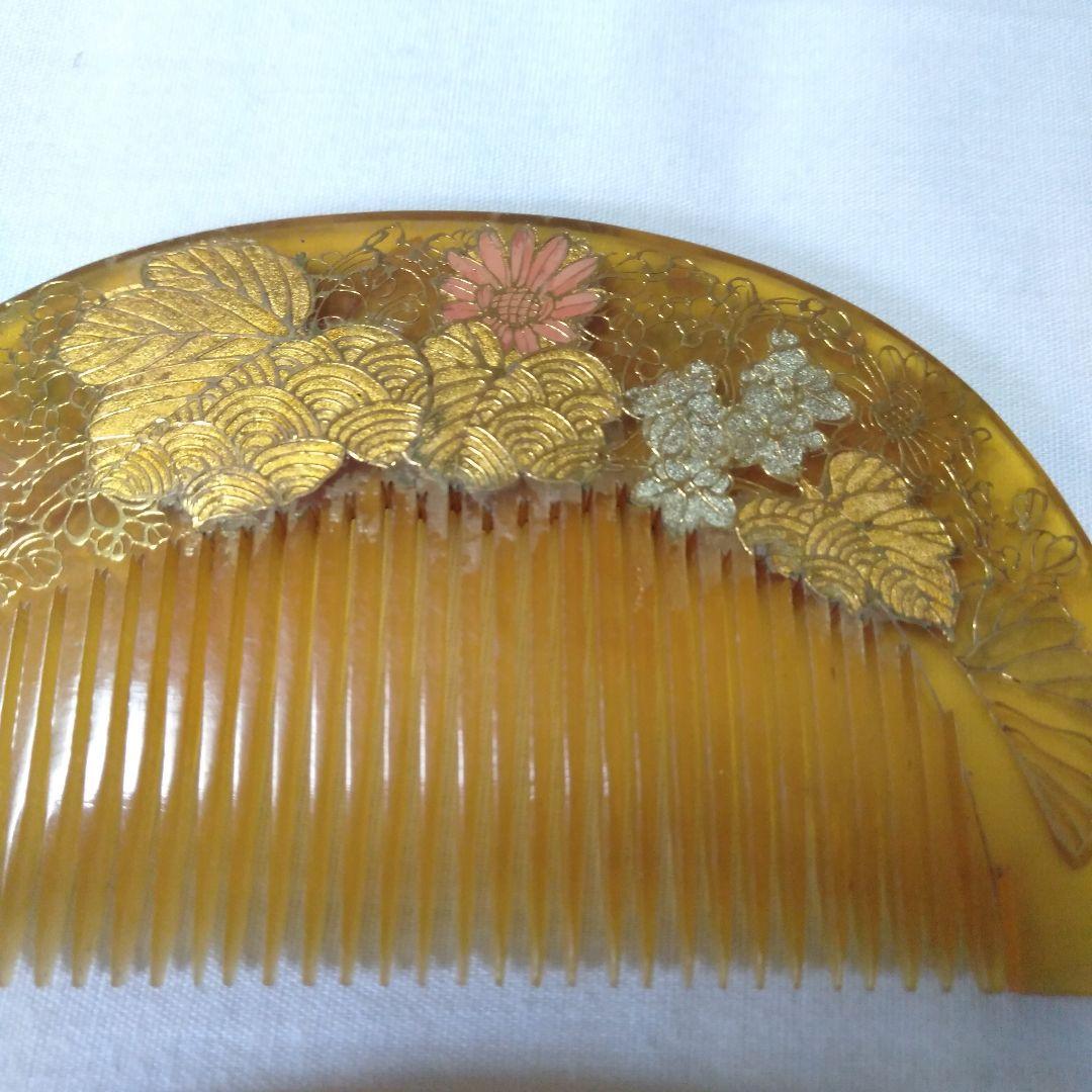 べっ甲 櫛 骨董品　アンティーク　100年以上前