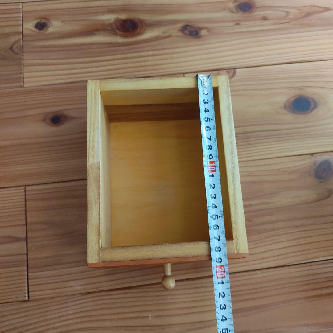 木製4段引き出しミニチェスト