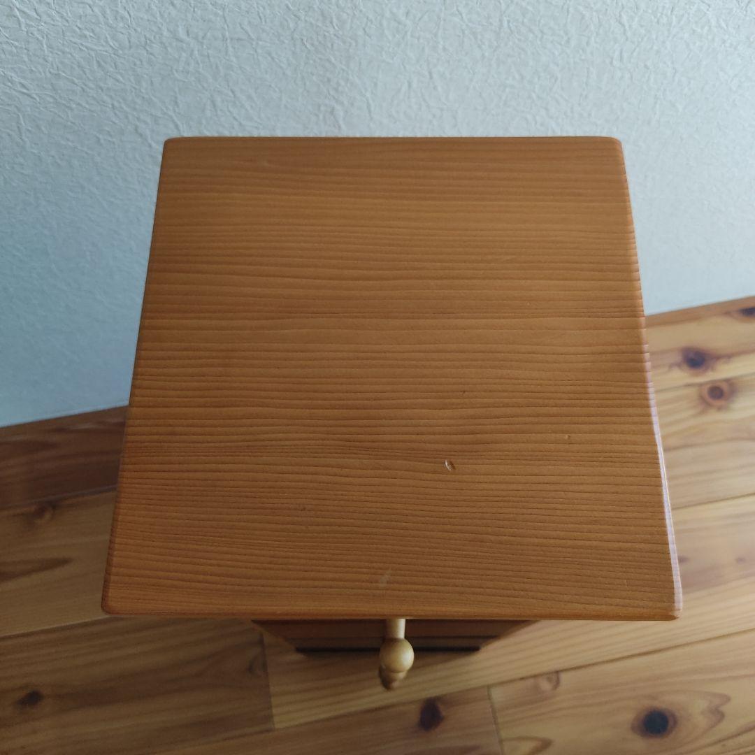 木製4段引き出しミニチェスト