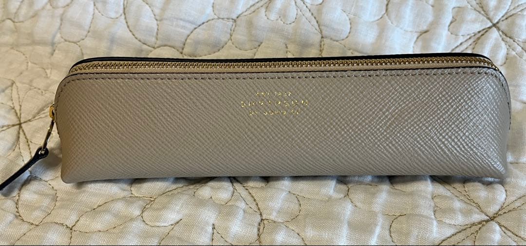 スマイソン　ペンケース　レザー　美品