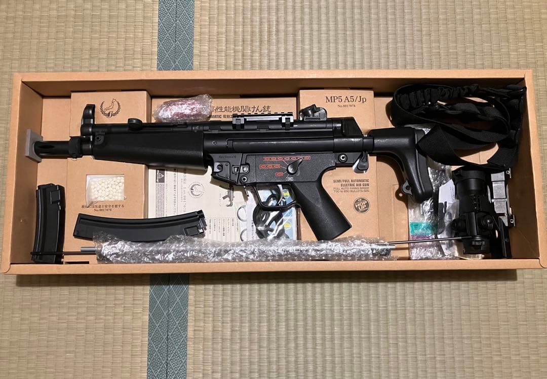 【美品】MP5-J エアガン　付属品多数