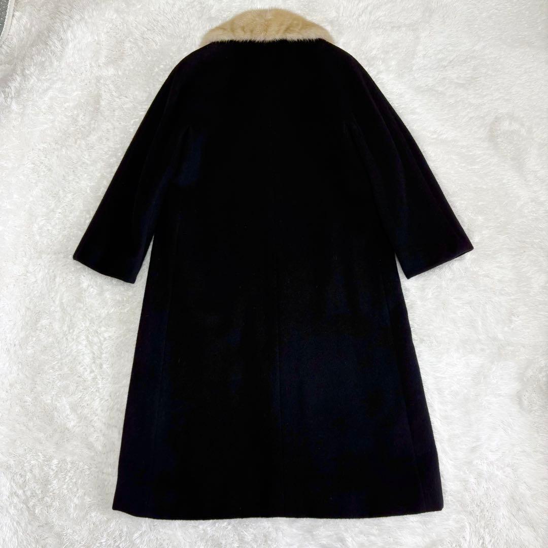 ヘルノ　カシミヤ混　ヴィンテージ　裏スカーフ柄　シルク　ウール　チェスターコート