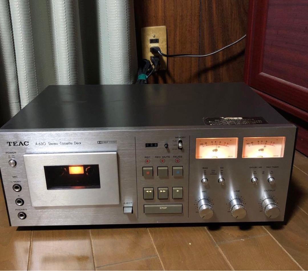 TEAC A-630 ステレオカセットデッキ テープレコーダー
