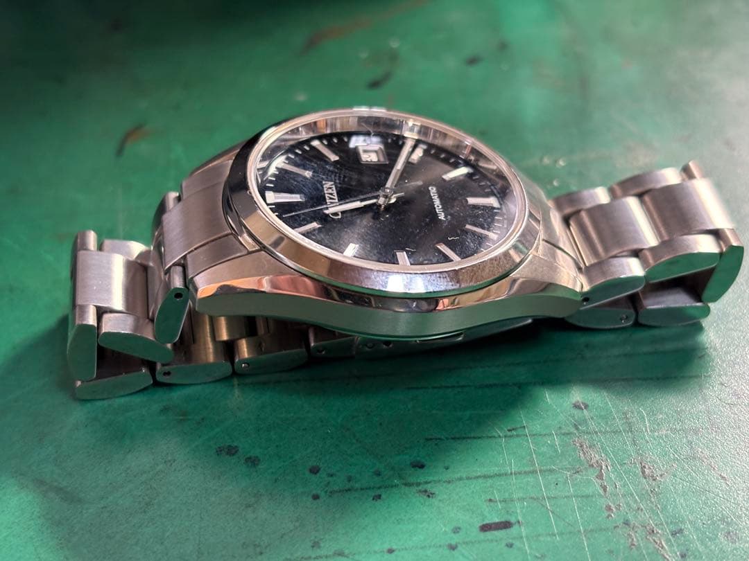 【タイガ123！・保証無し】シチズンコレクション自動巻き黒文字盤