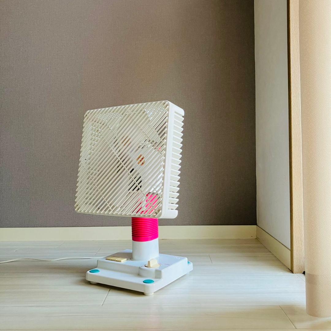 ポストモダン 80s 東芝扇風機 スクエアデザイン