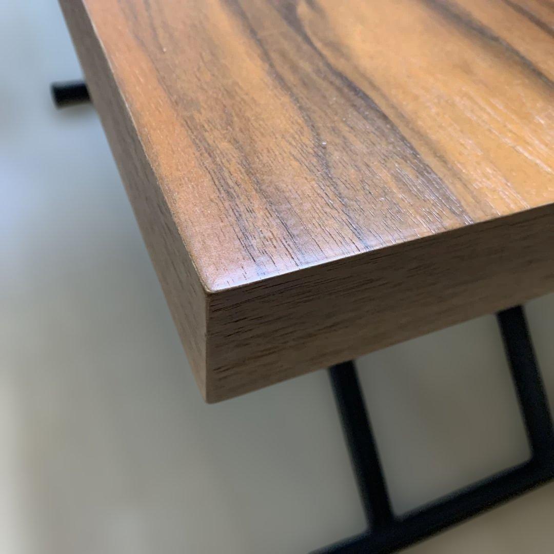 ニトリ 昇降テーブル　 ライザN ミドルブラウン