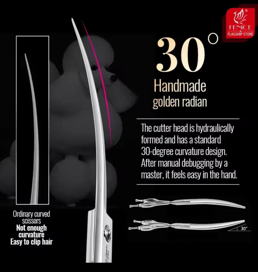 新品★フェニーチェ トリミングシザーセット★トリミングシザー3Pセット&ケース