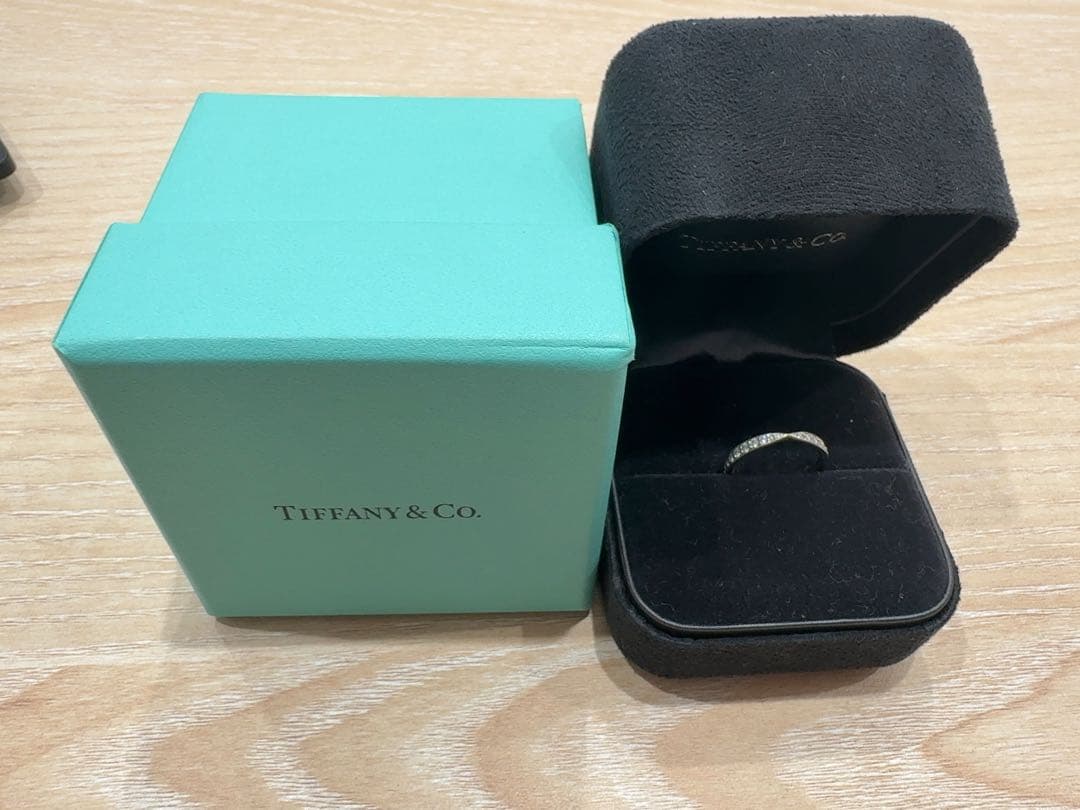 Tiffany & Co. ハーモニー バンド リング Pt950 11号