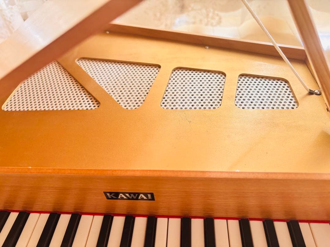 KAWAI カワイ　グランドピアノミニ　ナチュラル　オープン　32鍵盤