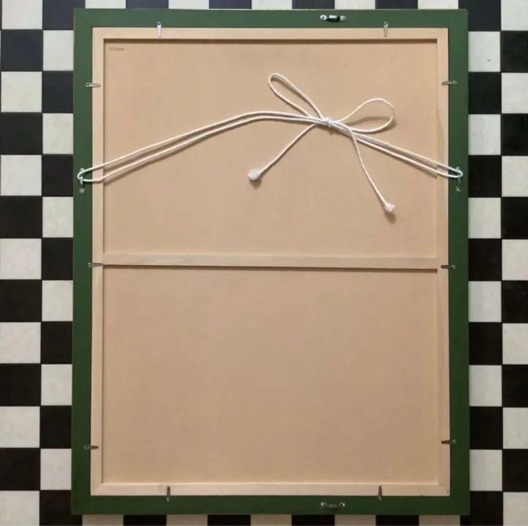 版画.小松崎 邦雄.リトグラフ.少女.絵画.額絵.美術品.インテリア.額縁