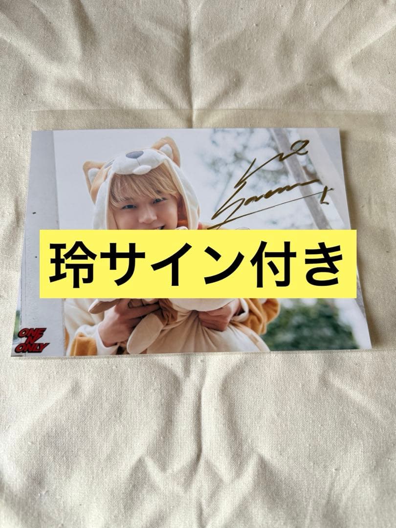 REI 生誕スクラッチ サイン 2Lフォト ONE N' ONLY
