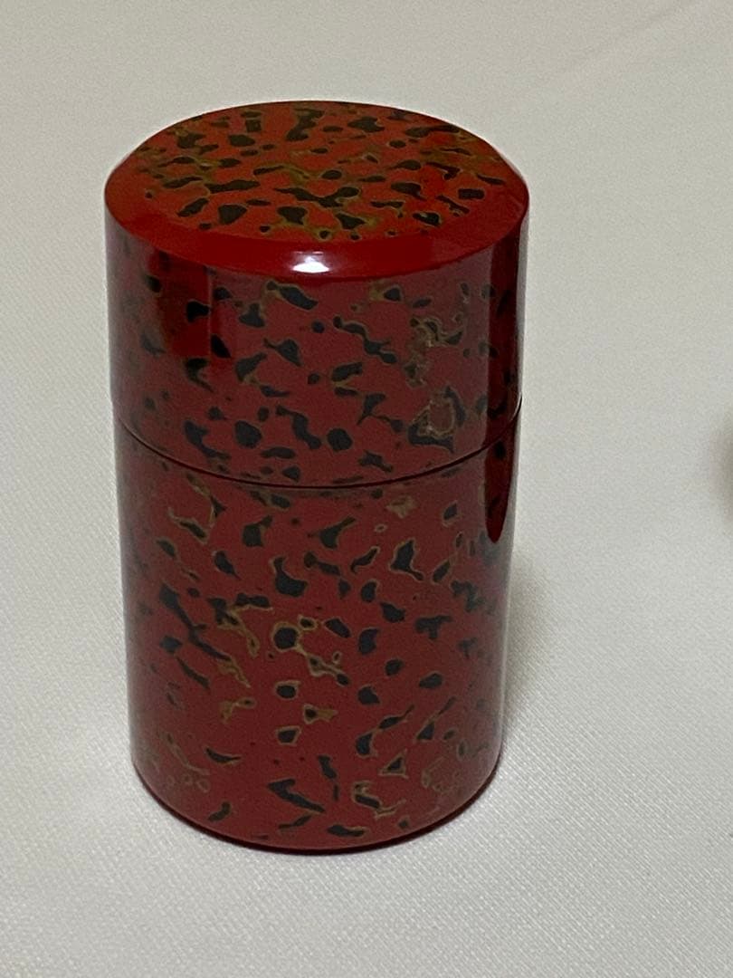 津軽塗円筒形棗2個セット