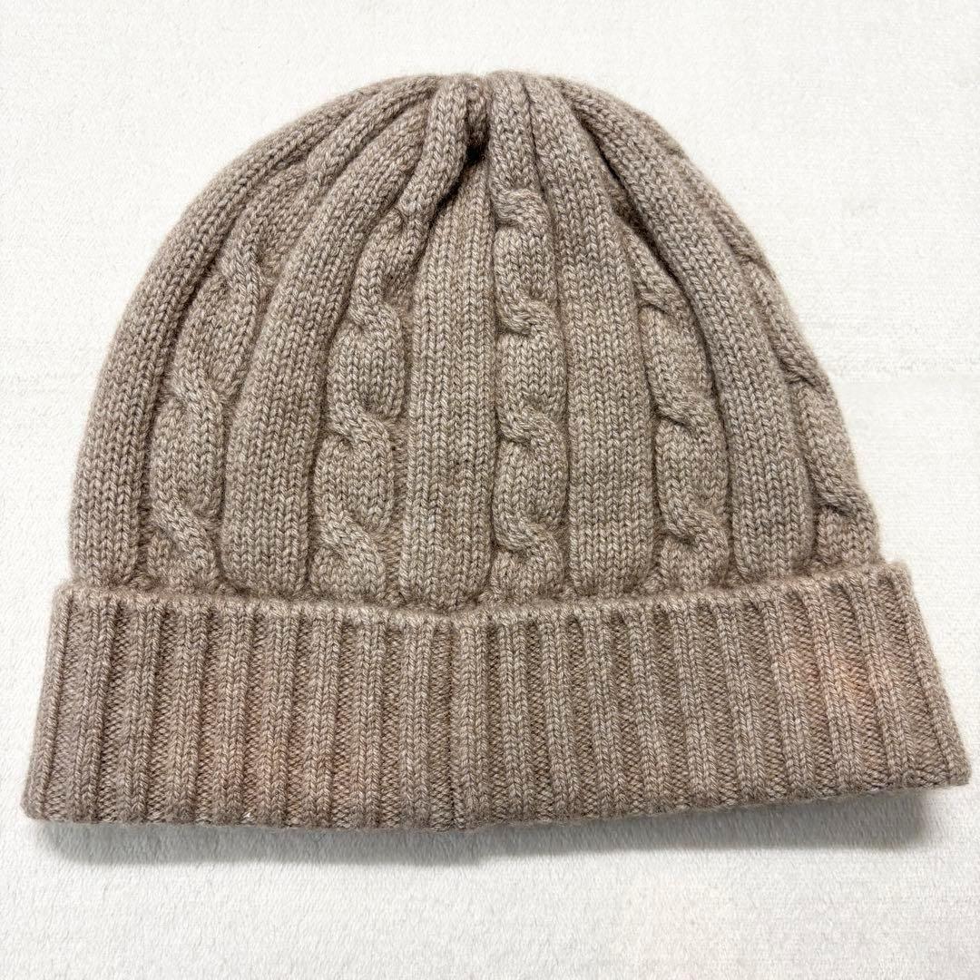 【新品未使用】CELINE セリーヌ ニット帽 ベージュ
