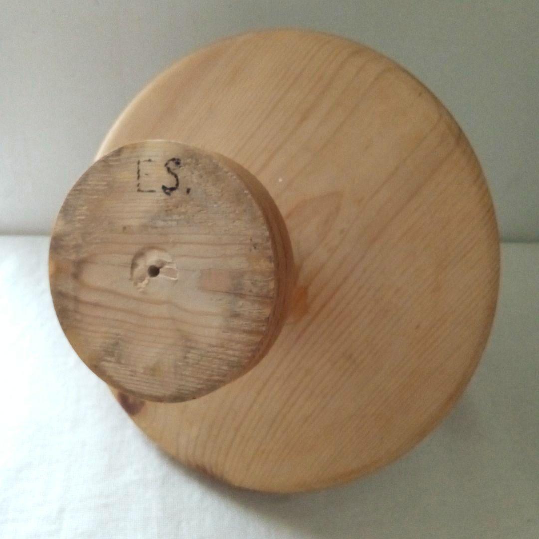 木製2段トレー スウェーデン ハンドメイド 北欧 ヴィンテージ