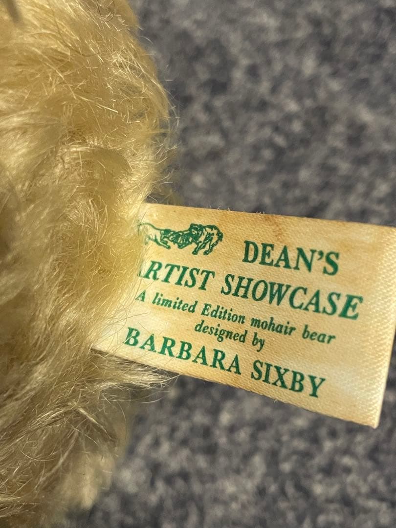 イギリス アンティーク テディベア ぬいぐるみ Deans  シリアルナンバー