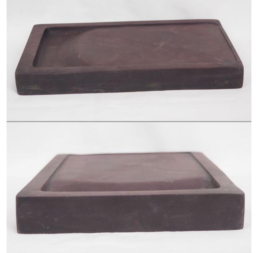 送料無料 70年代端渓硯老坑端渓硯25×16×2.6ｃｍ　重さ2.8ｋｇ書道具