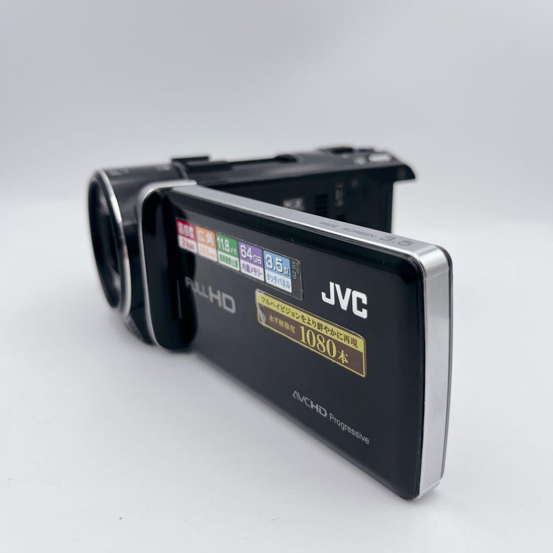 【美品】箱付きJVC Everio GZ-G5-B フルハイビジョン 64GB黒