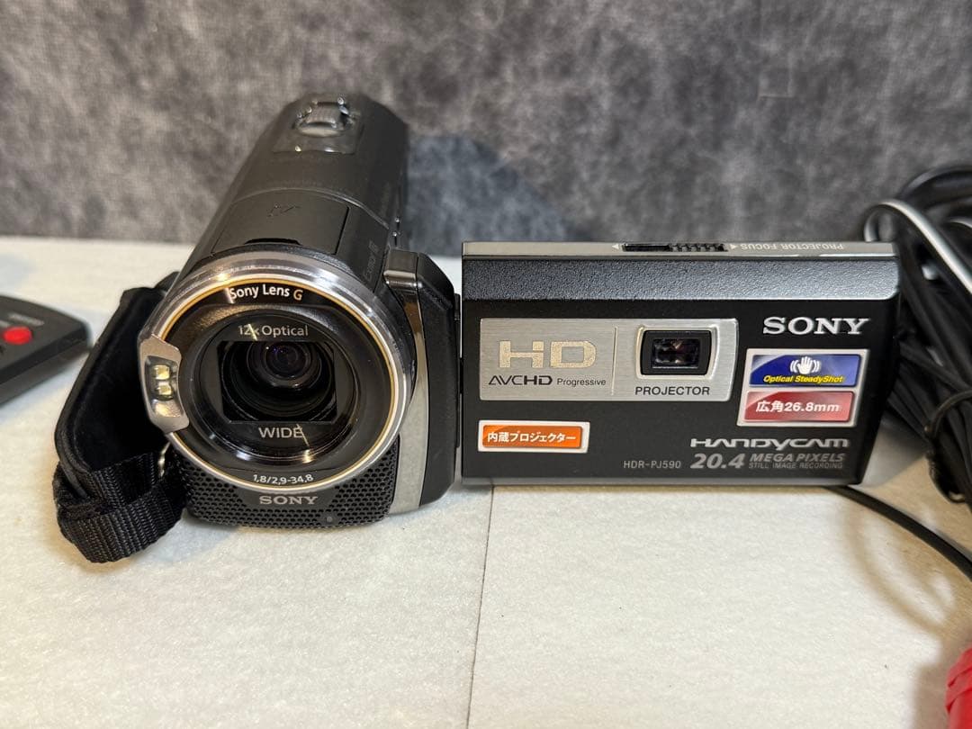 SONY HDR-PJ 590vビデオカメラ HD 20倍ズーム