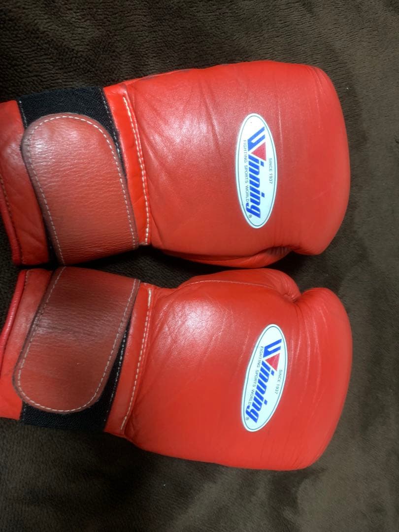 マサオ　Winning ボクシンググローブ 14 oz レッド