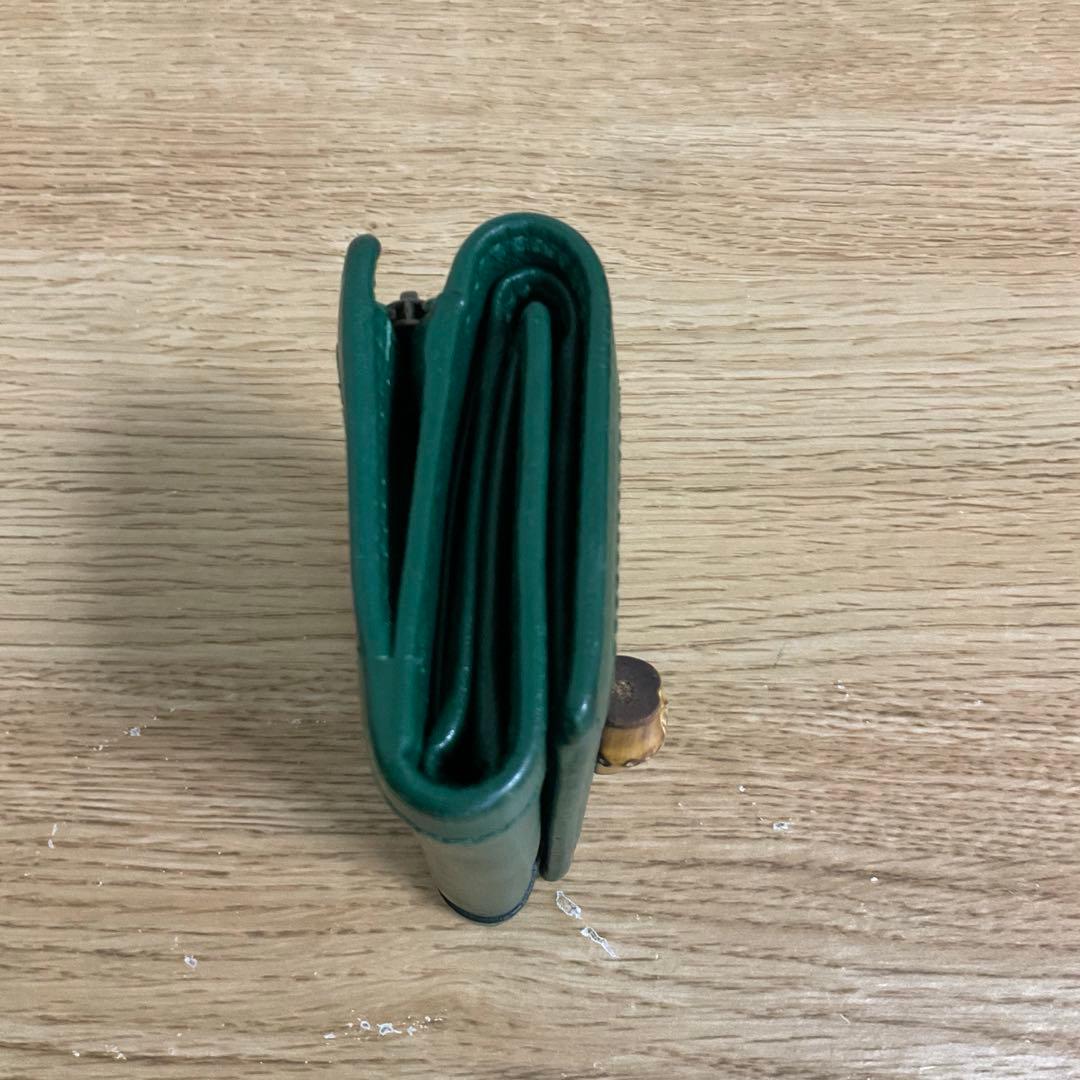 GUCCI バンブー　ダイアナ　三つ折り財布