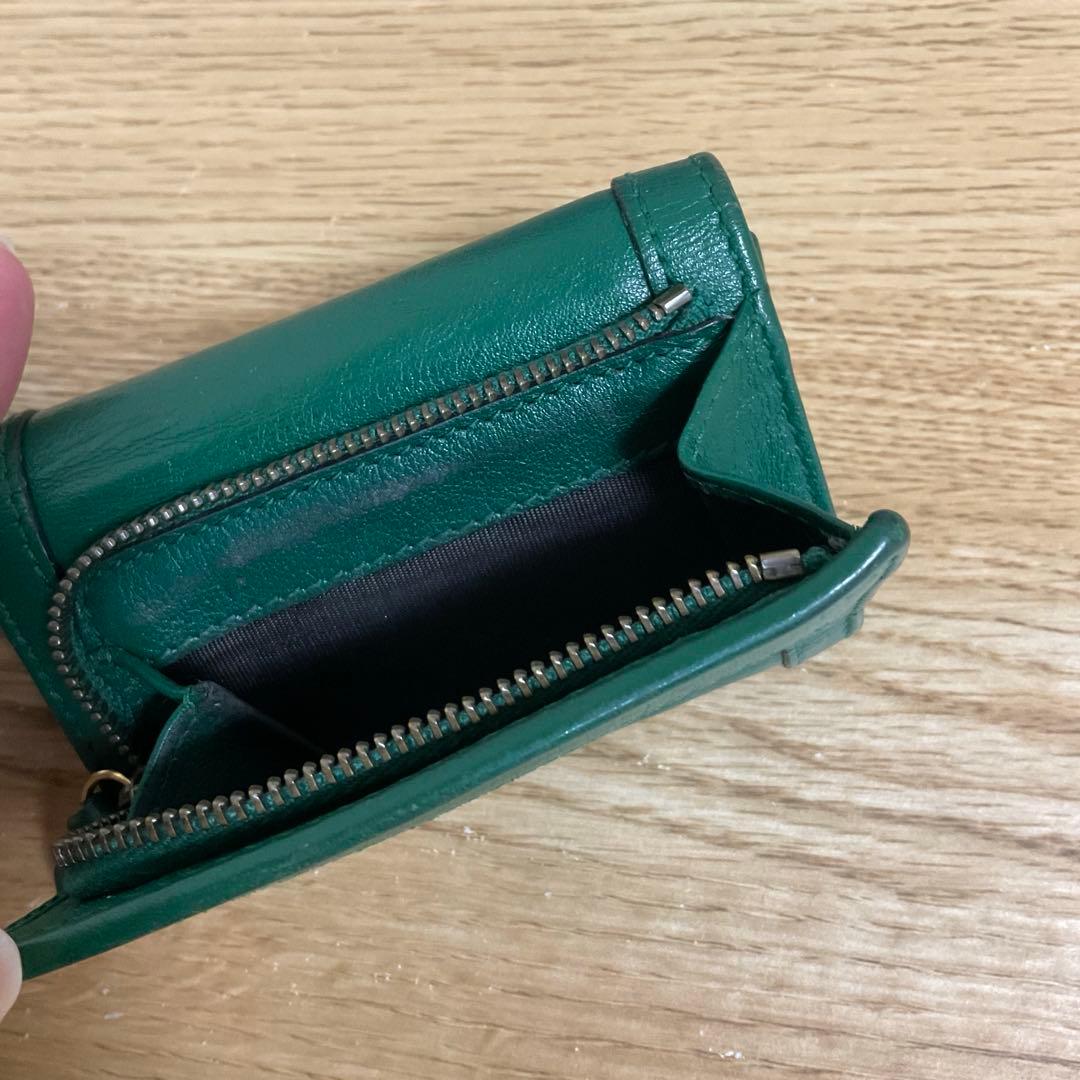 GUCCI バンブー　ダイアナ　三つ折り財布