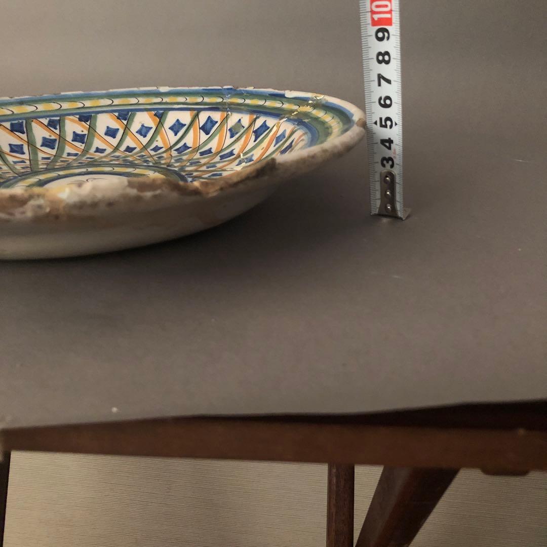 スペイン骨董　アンティーク　絵皿