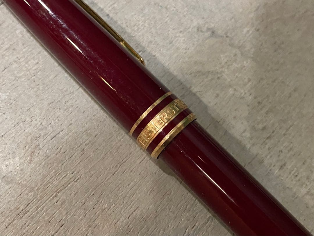 モンブラン 万年筆 マイスターシュテュック144 ボルドー 中白ルグランボルドー