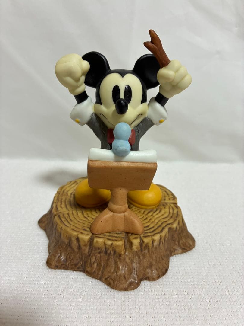 ディズニー　ミッキー　音楽隊　置物　陶器　三協商事