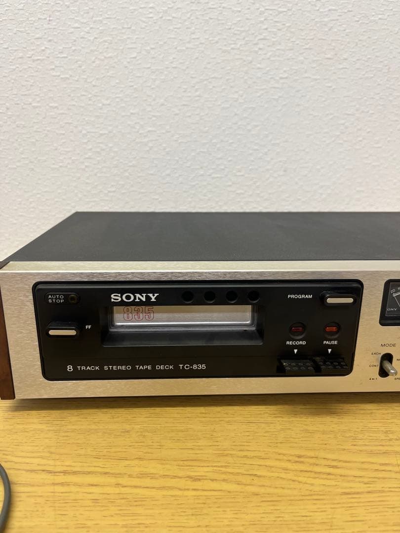 その他 SONY TC-835 8 TRACK STEREO TAPE DECK