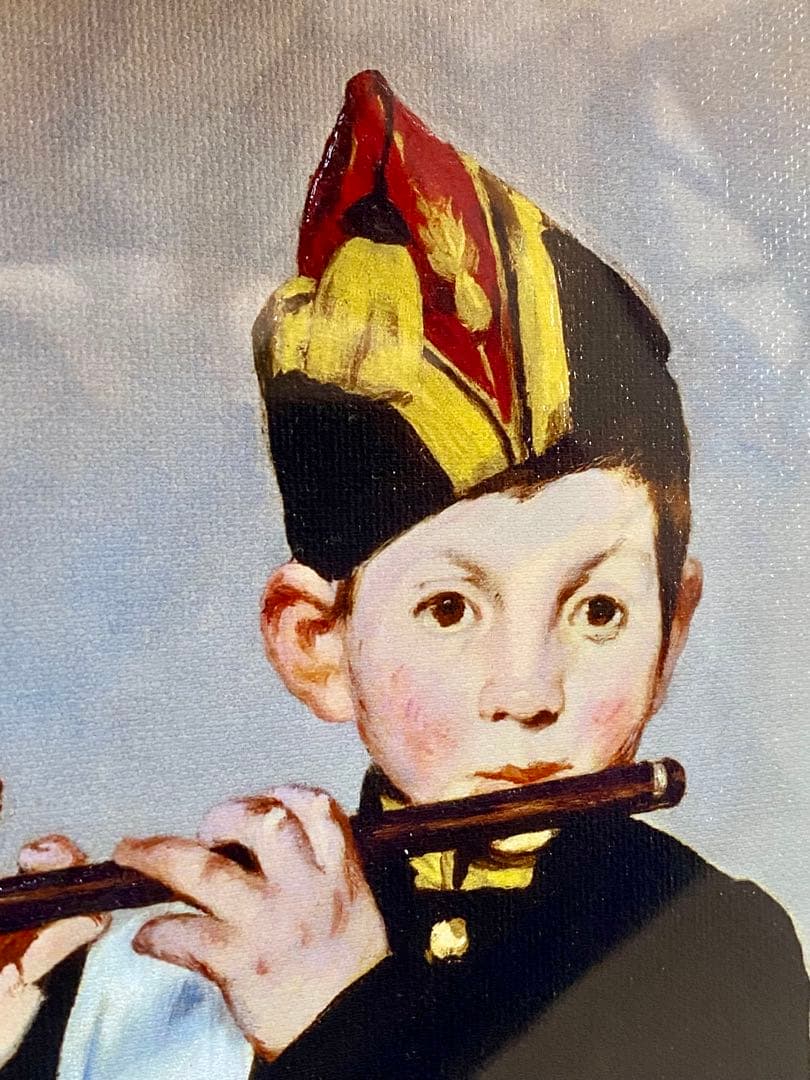 エドゥアール マネ 笛を吹く少年　豪華額装　新品未使用　箱入り