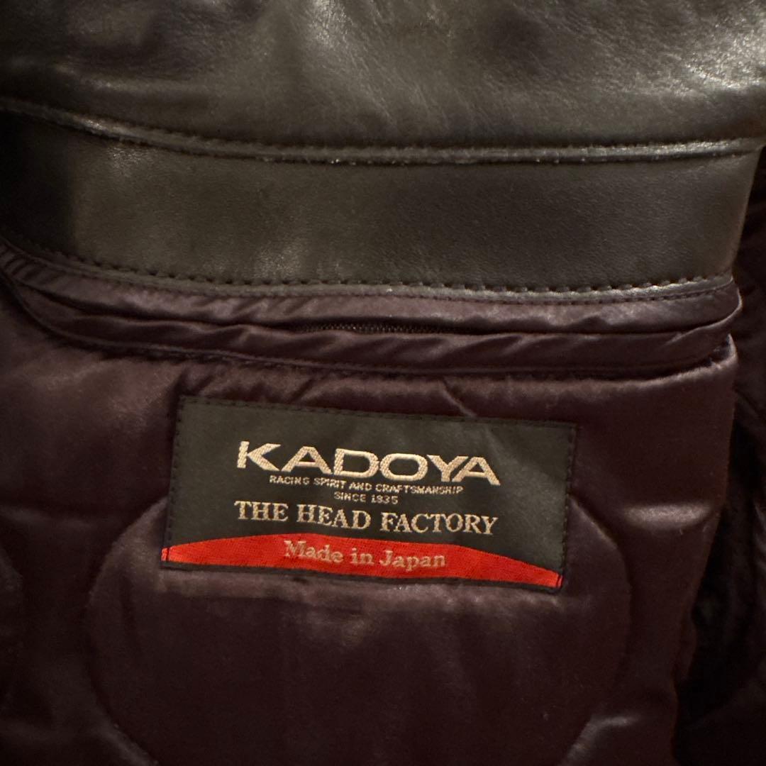 KADOYA HEAD FACTORY シングルライダース ブラック