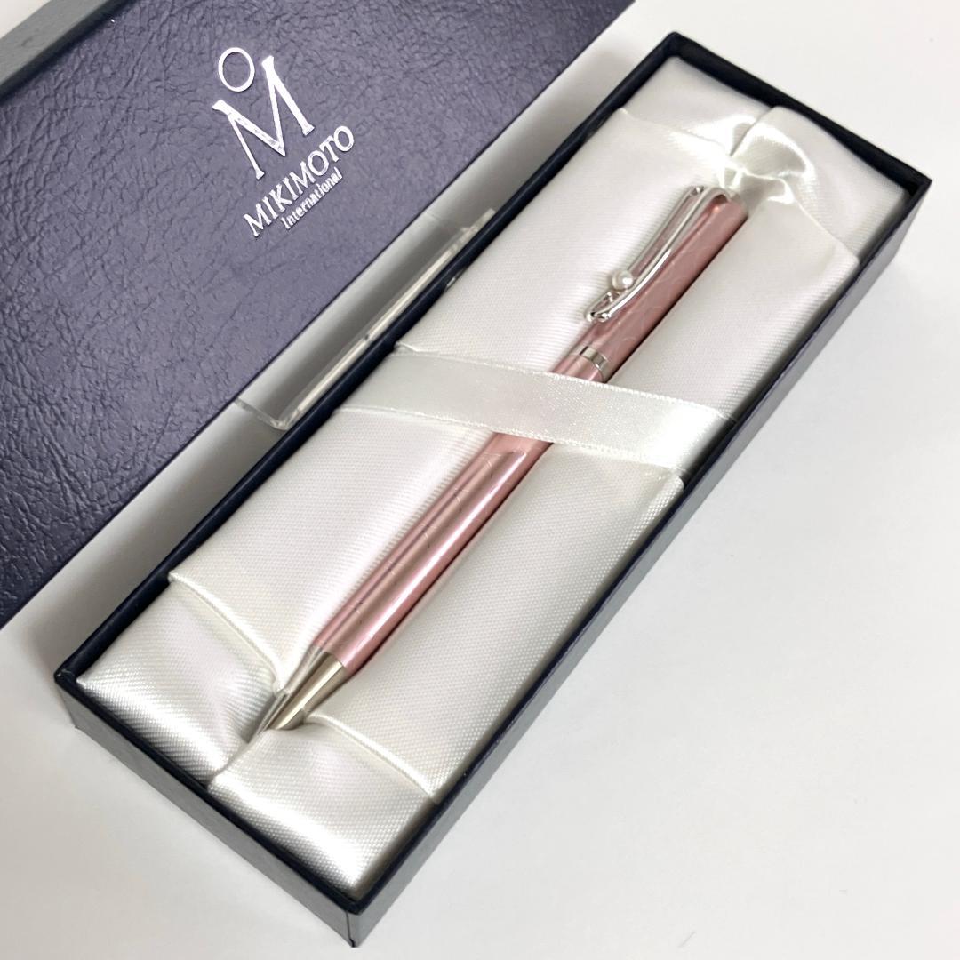 MIKIMOTO ミキモト パール ボールペン ピンク 真珠 SE-7 258