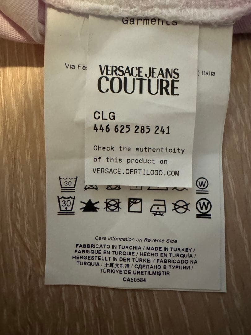 VERSACE JEANS COUTURE タイダイ Tシャツ