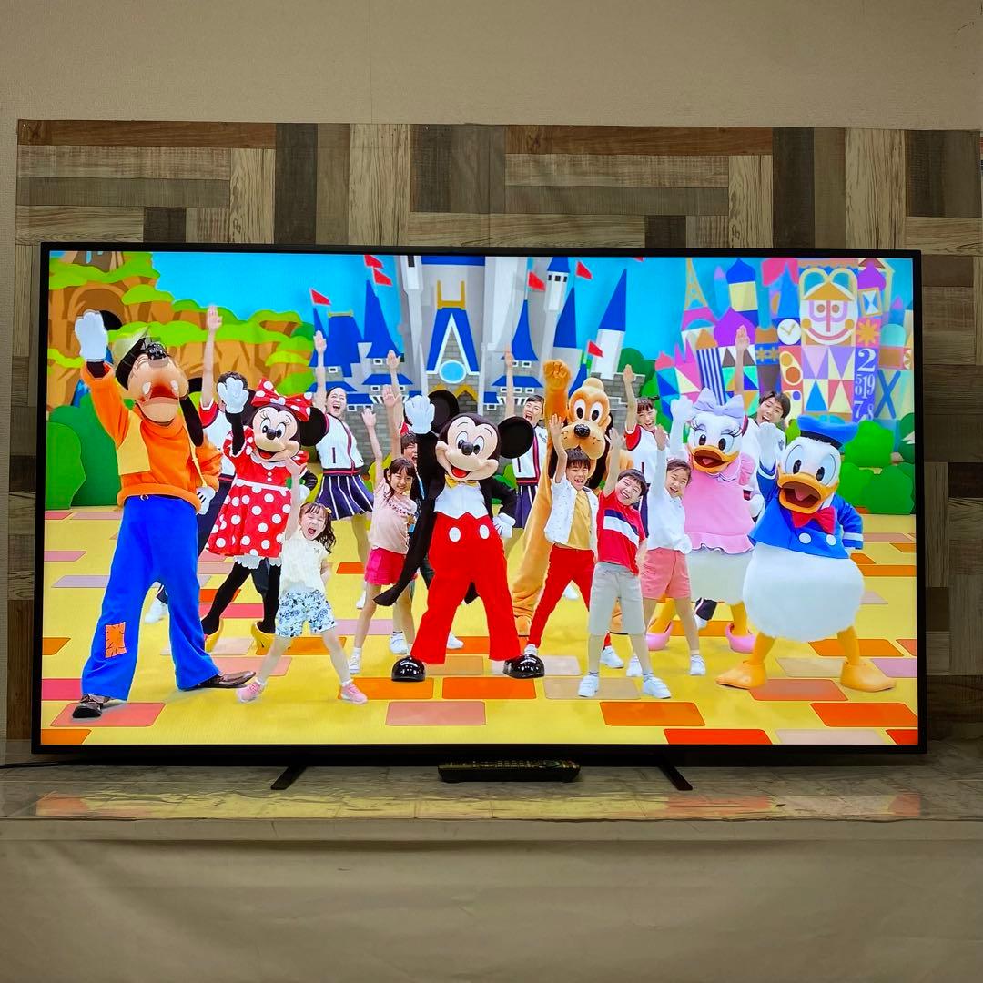 即日受渡❣️全国送料込Panasonic65型液晶ディスプレイスピーカーリモコン付