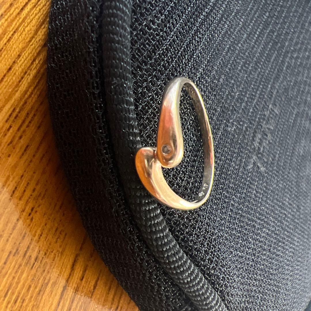 K9YGスワールデザイン リング