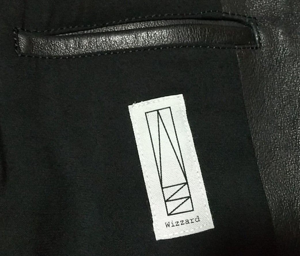 Wizard ウィザード シングルライダースジャケット サイズ2 羊革