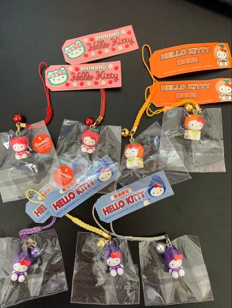 ハローキティ 根付 野菜 果物 17点セット