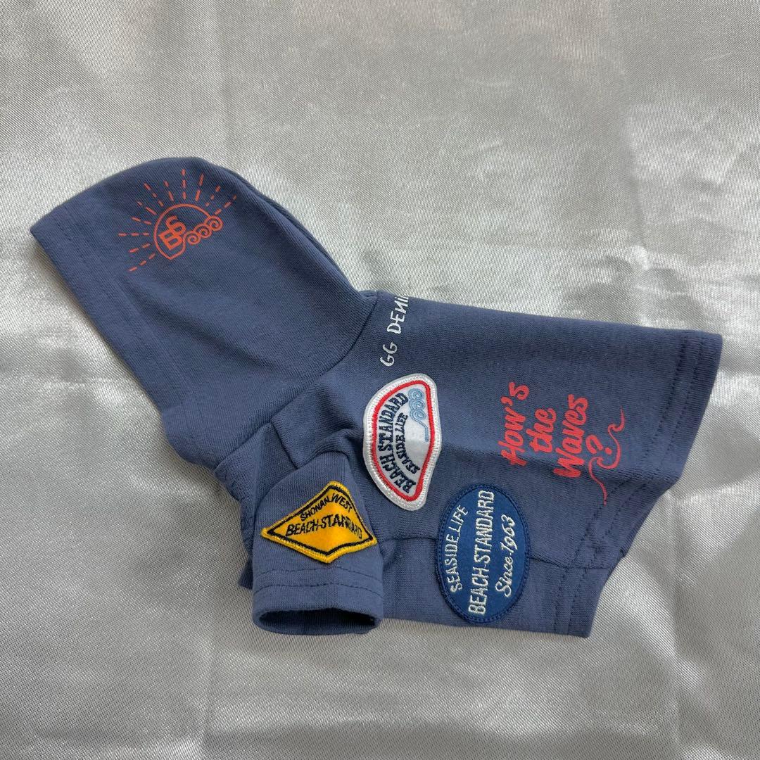 アトリエジジ GG DENIM LINE ワッペンパーカー ネイビー