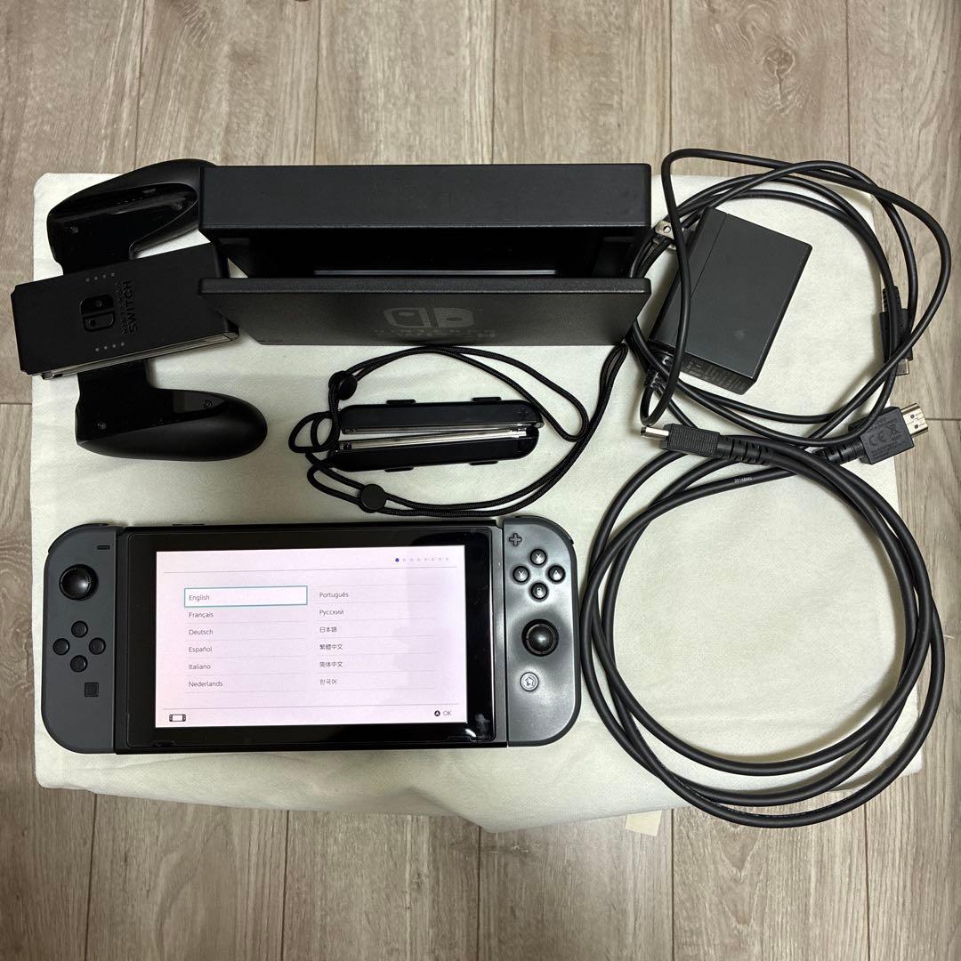 Nintendo Switch 本体 グレー 2020年製