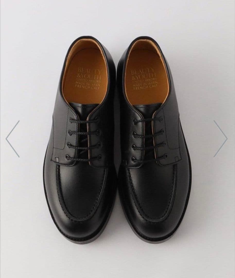 フレンチ Uチップ シューズ