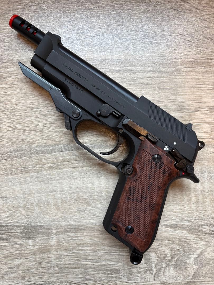 M93RII KSC ガスガン ブラック ウッド調