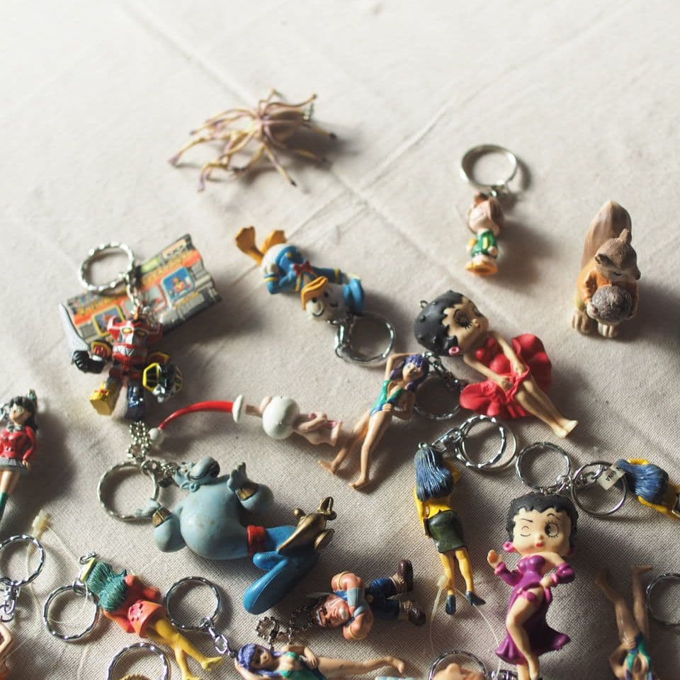キャラクターキーホルダーセット多数 おもちゃ レトロ ディズニー他まとめて