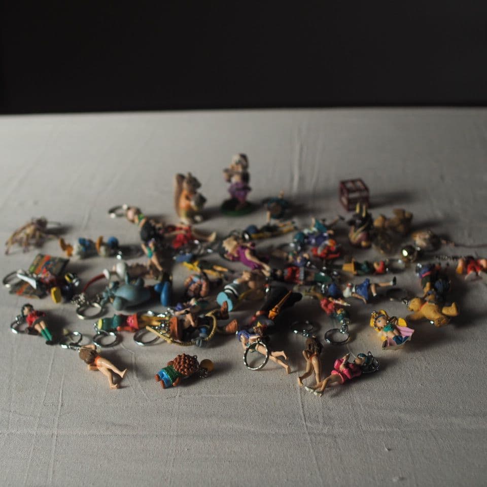 キャラクターキーホルダーセット多数 おもちゃ レトロ ディズニー他まとめて