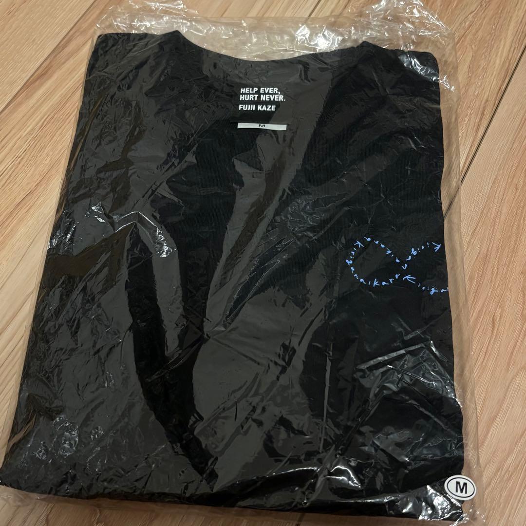 ままなく終了>FUJII KAZE Wanted Tシャツ Mサイズ ブラック