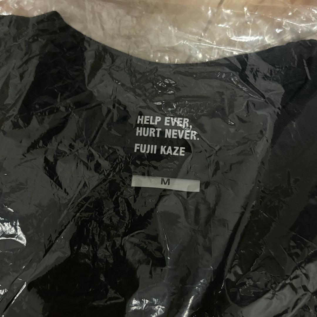 ままなく終了>FUJII KAZE Wanted Tシャツ Mサイズ ブラック