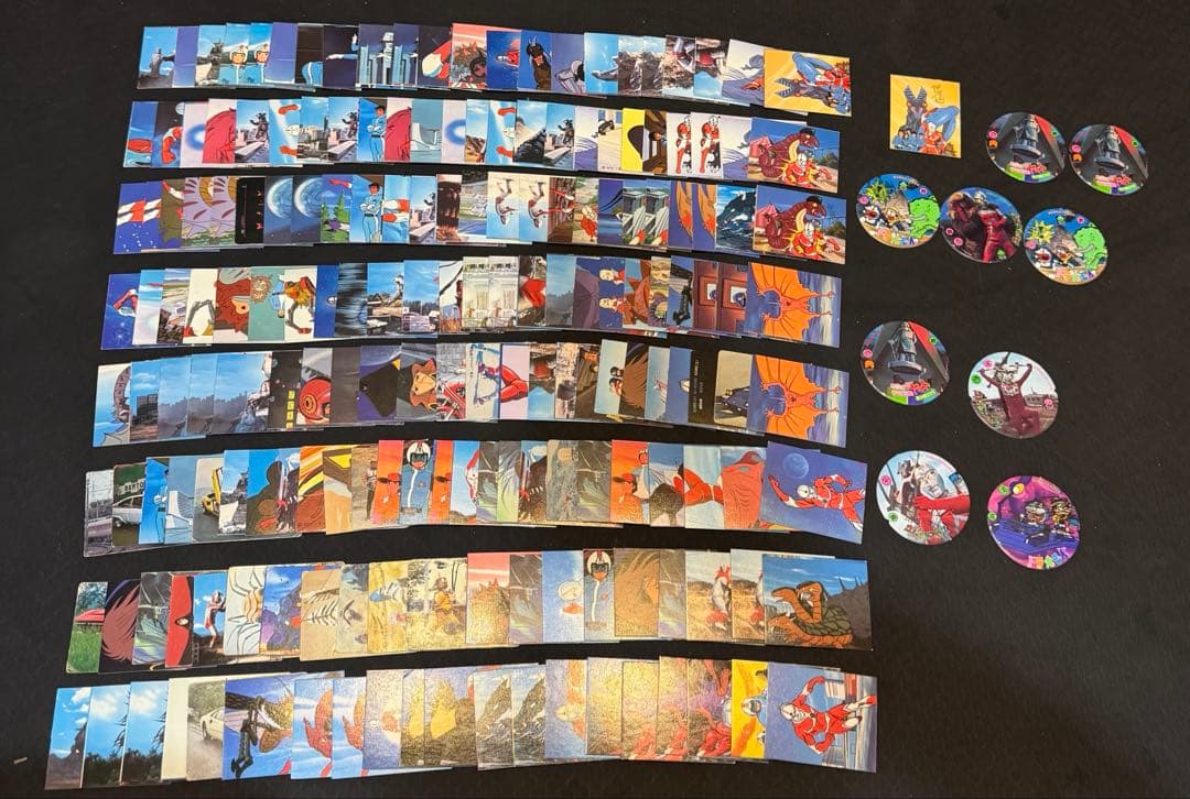 昭和レトロ　メンコ　大量まとめ売り　ウルトラマン　ルパン3世　宇宙戦艦ヤマト