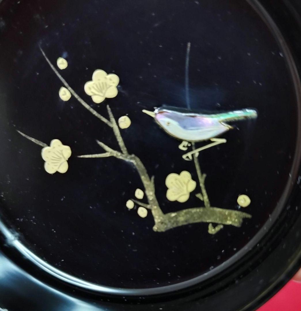 茶道具 棗　【宗新】【梅にうぐいす　蒔絵】