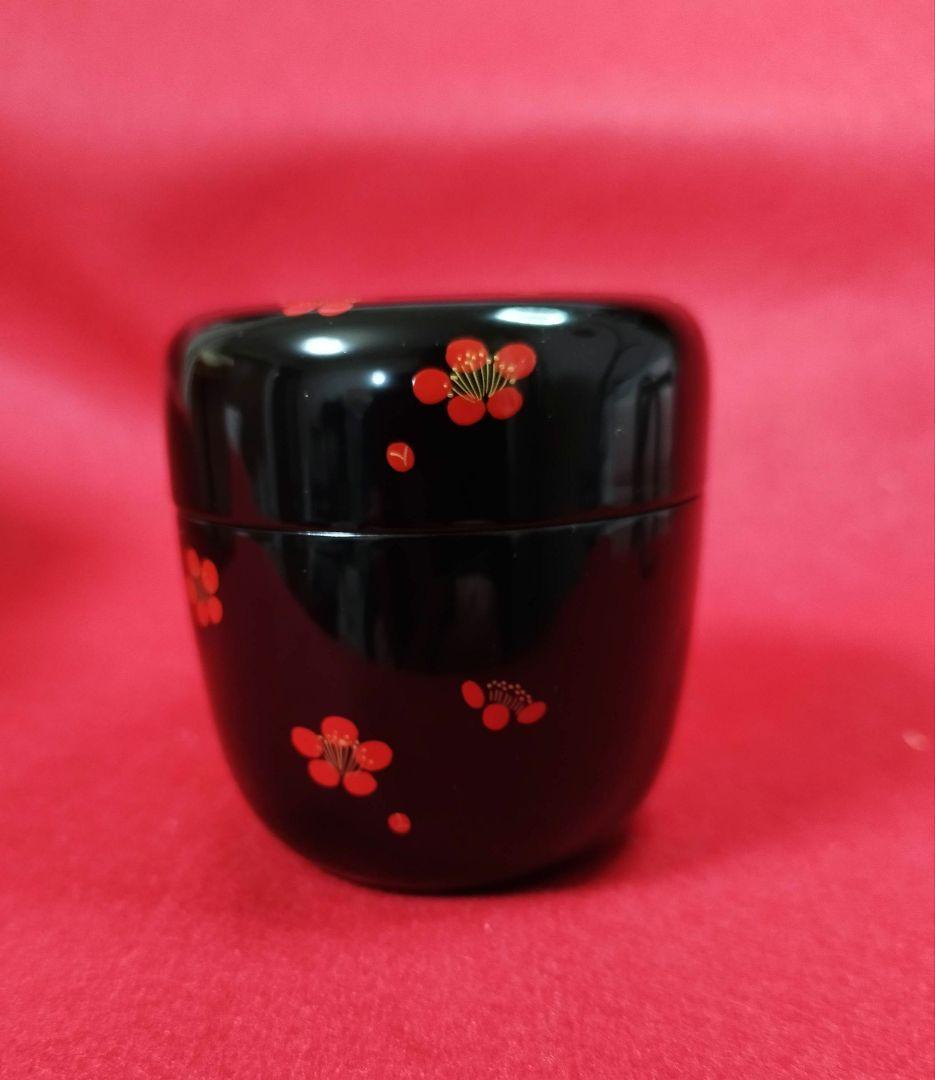 茶道具 棗　【宗新】【梅にうぐいす　蒔絵】