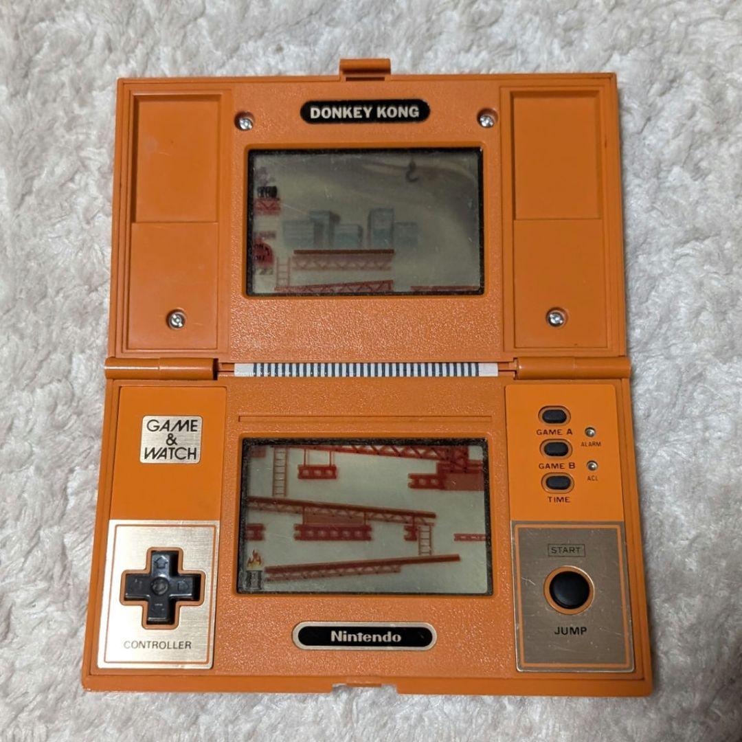 【動作確認済】任天堂 ゲームウォッチ ドンキーコング マルチスクリーン 電池付